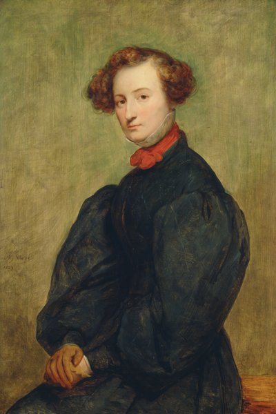 Felicie de Fauveau, 1829 by Ary Scheffer